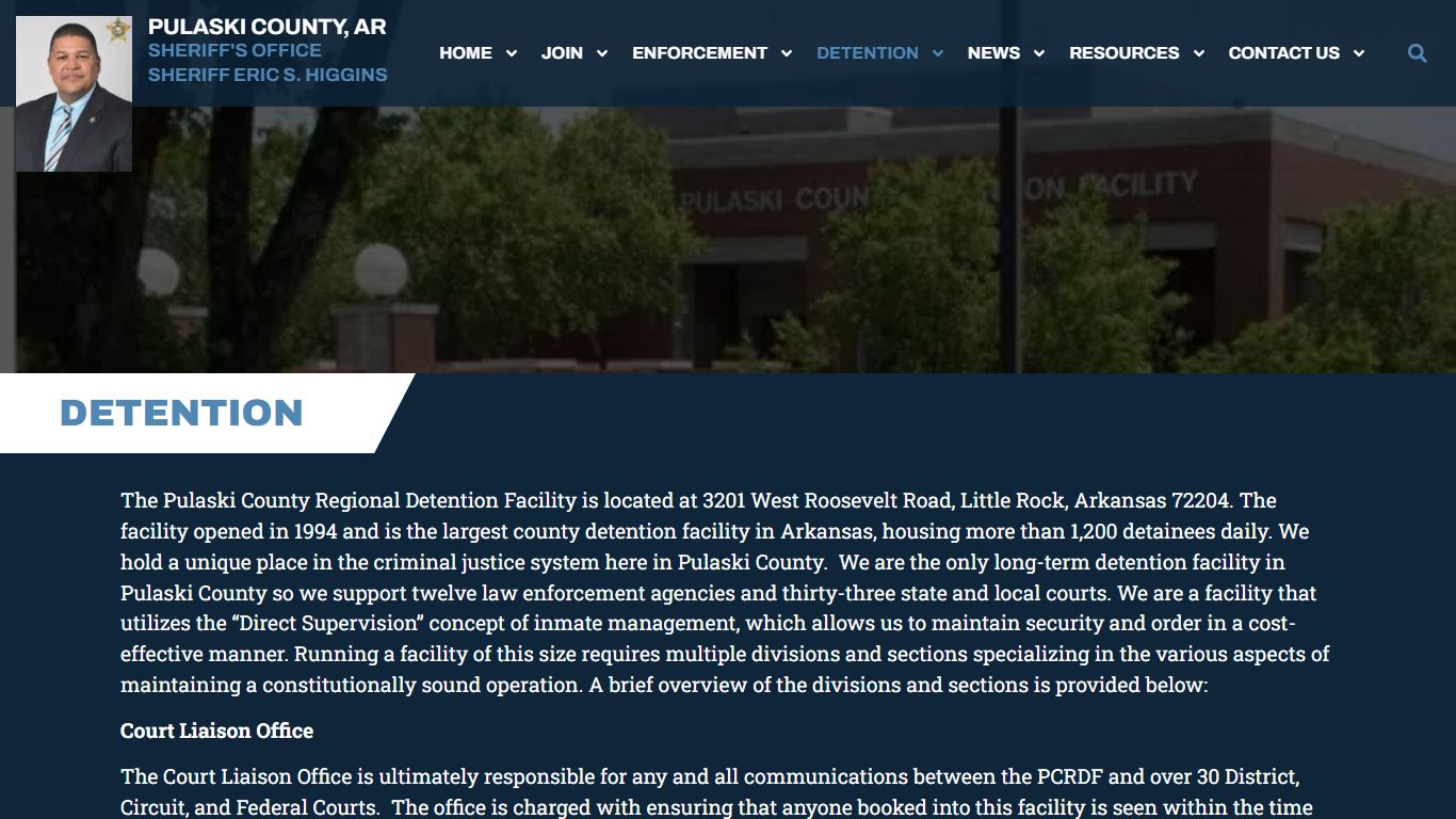 Detention - Pulaski County Sheriff's Office